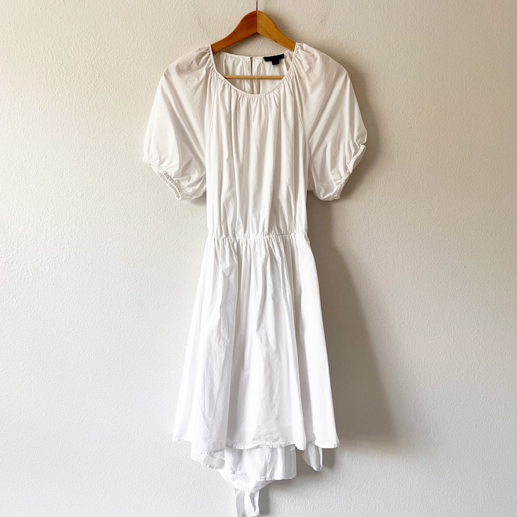 J Crew White Dress Size 12